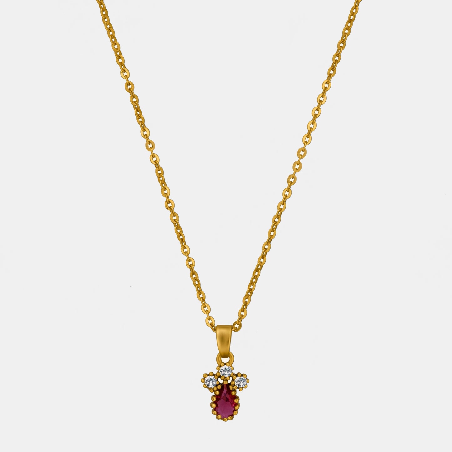 red emerald pendant