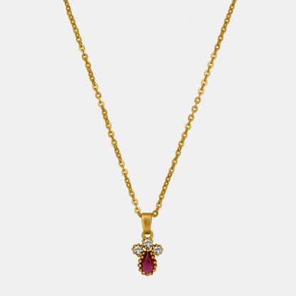 Red Emerald Pendant