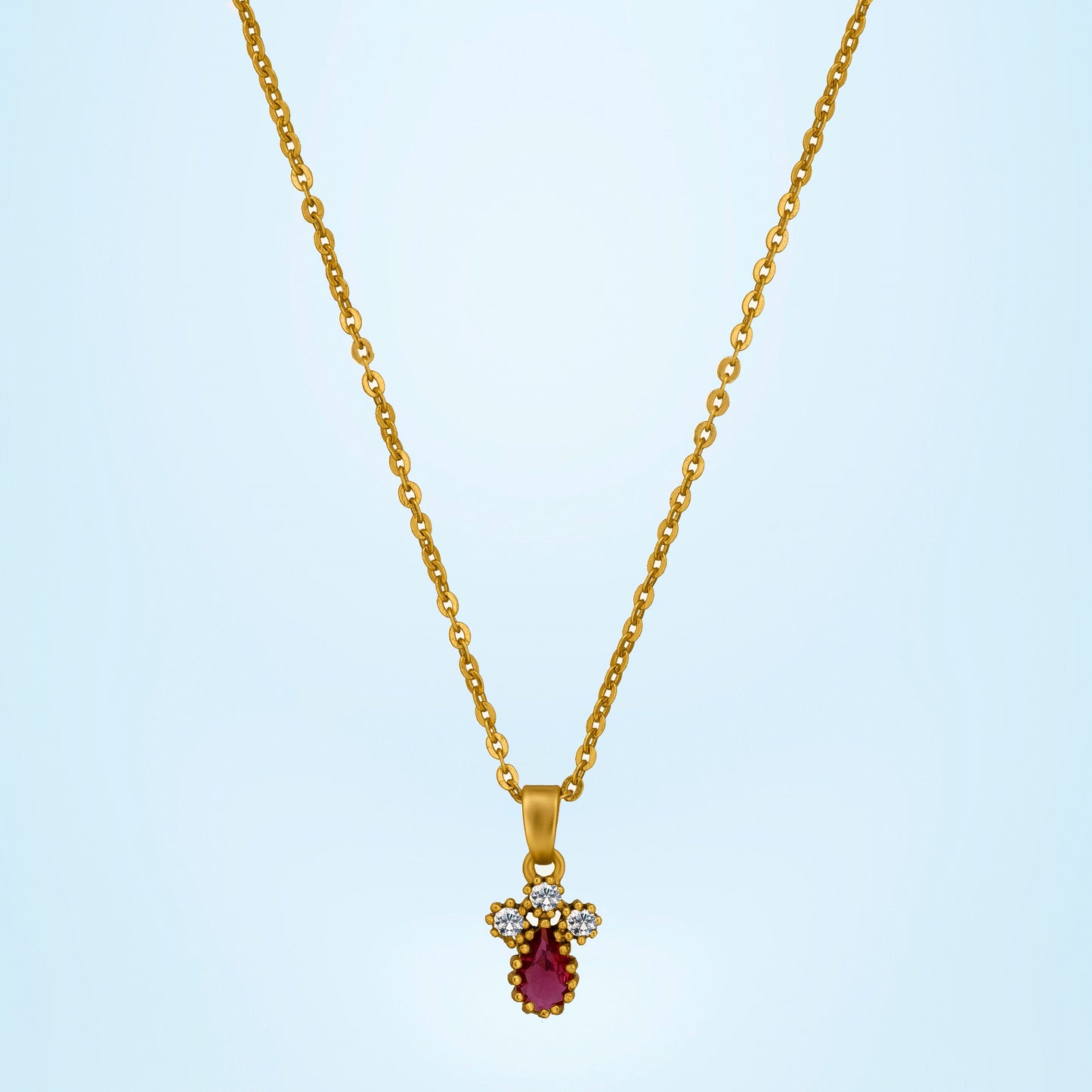 red emerald pendant