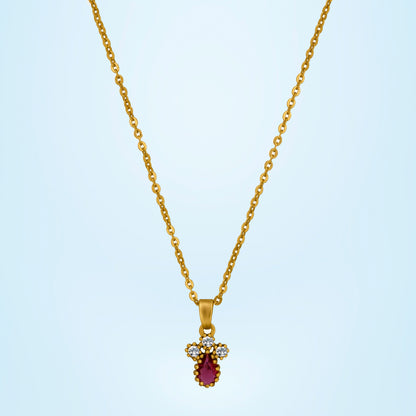 Red Emerald Pendant