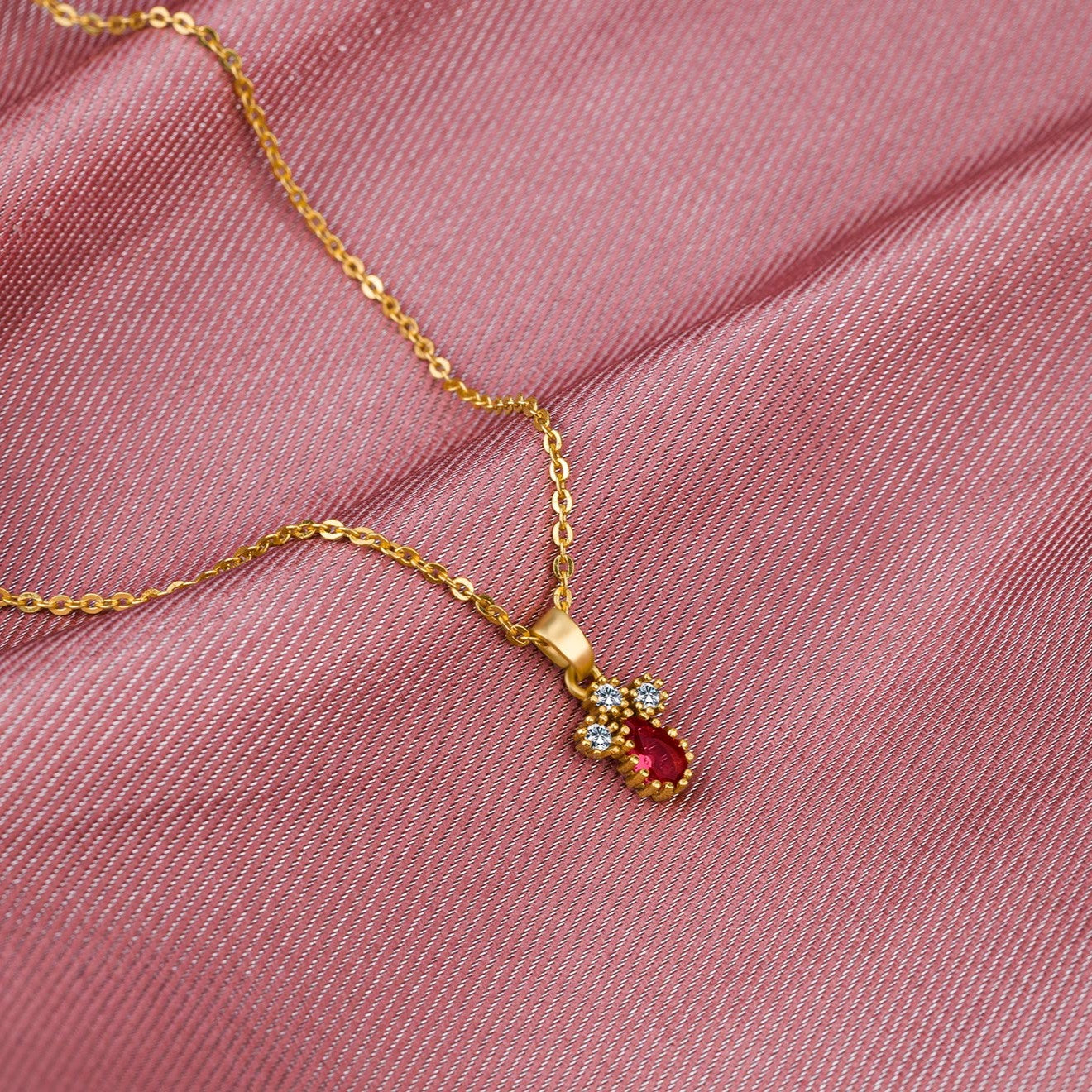 red emerald pendant