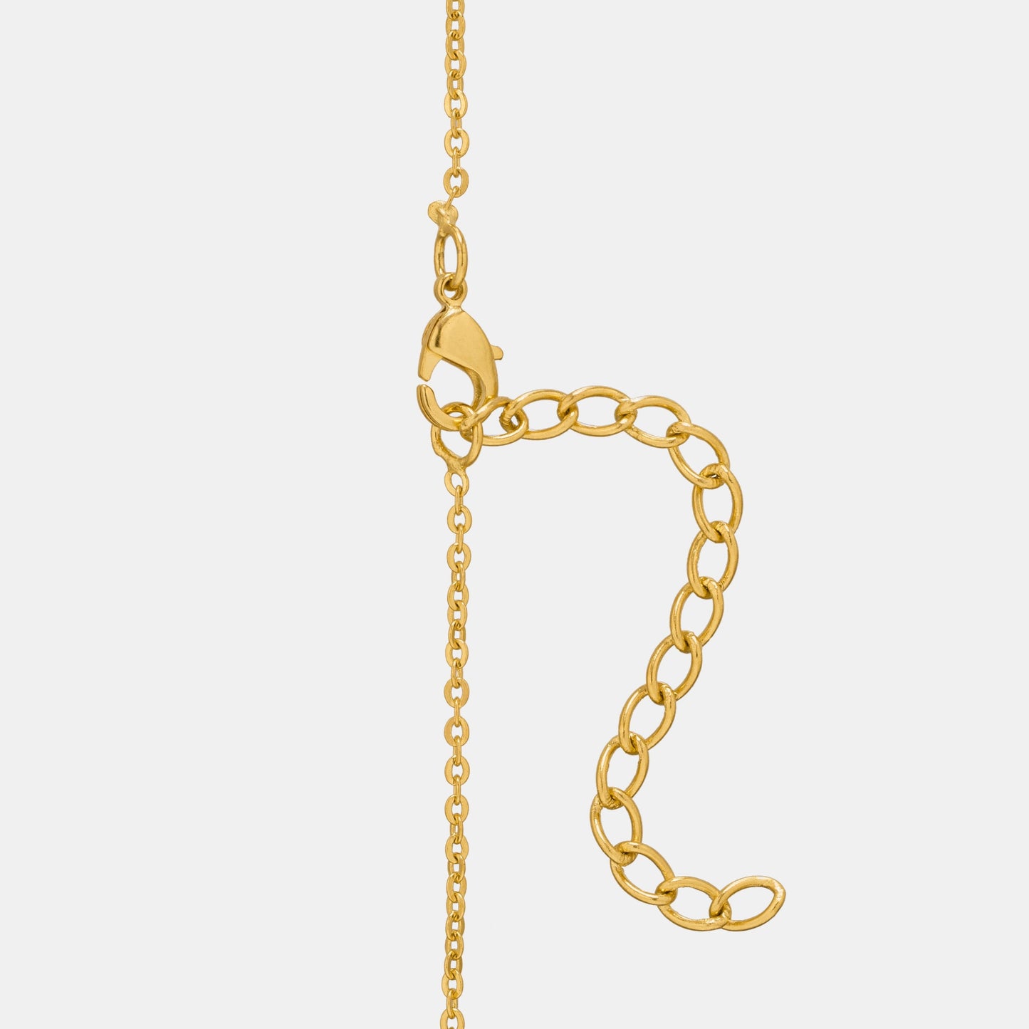 shine bright with this stunning golden necklace featuring a red infinity