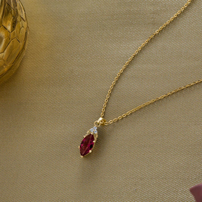 Necklace with a Stone on it