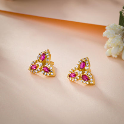 Diamond and Golden  Earrings