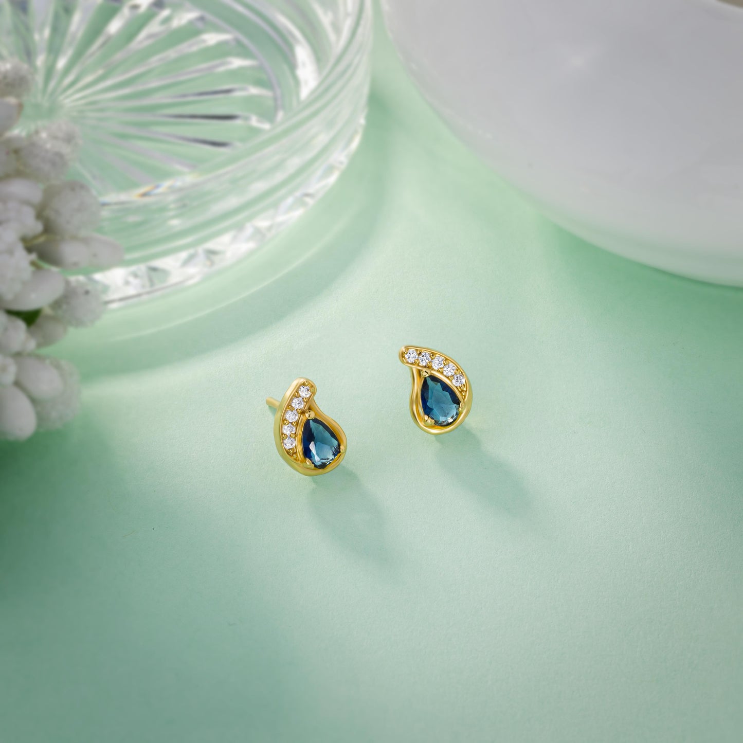 raindrop elegance studs