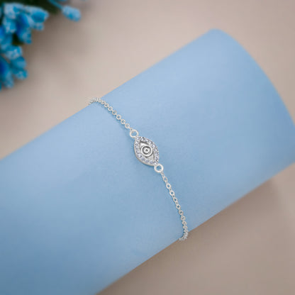 Silver Ethereal Eye Bracelet