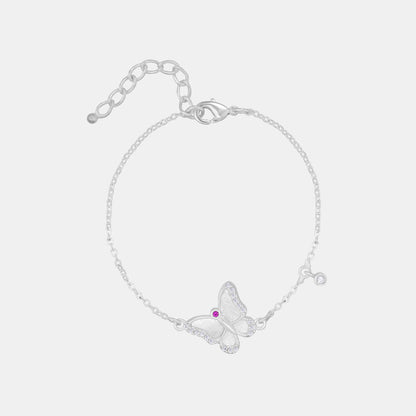 Silver Butterfly Bliss Bracelet