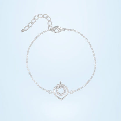 Silver Heart Bracelet