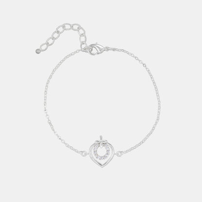 Silver Heart Bracelet