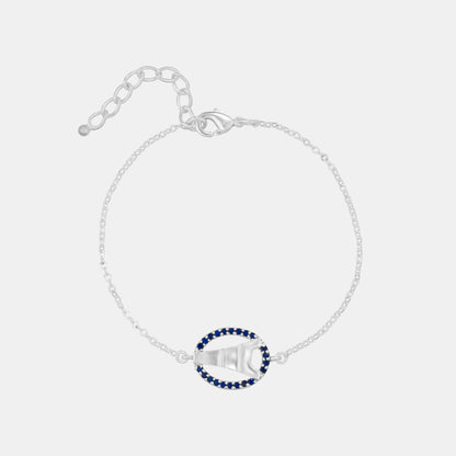 Sapphire Halo Bracelet