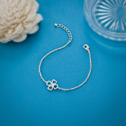 Silver Hearts Fortune Bracelet