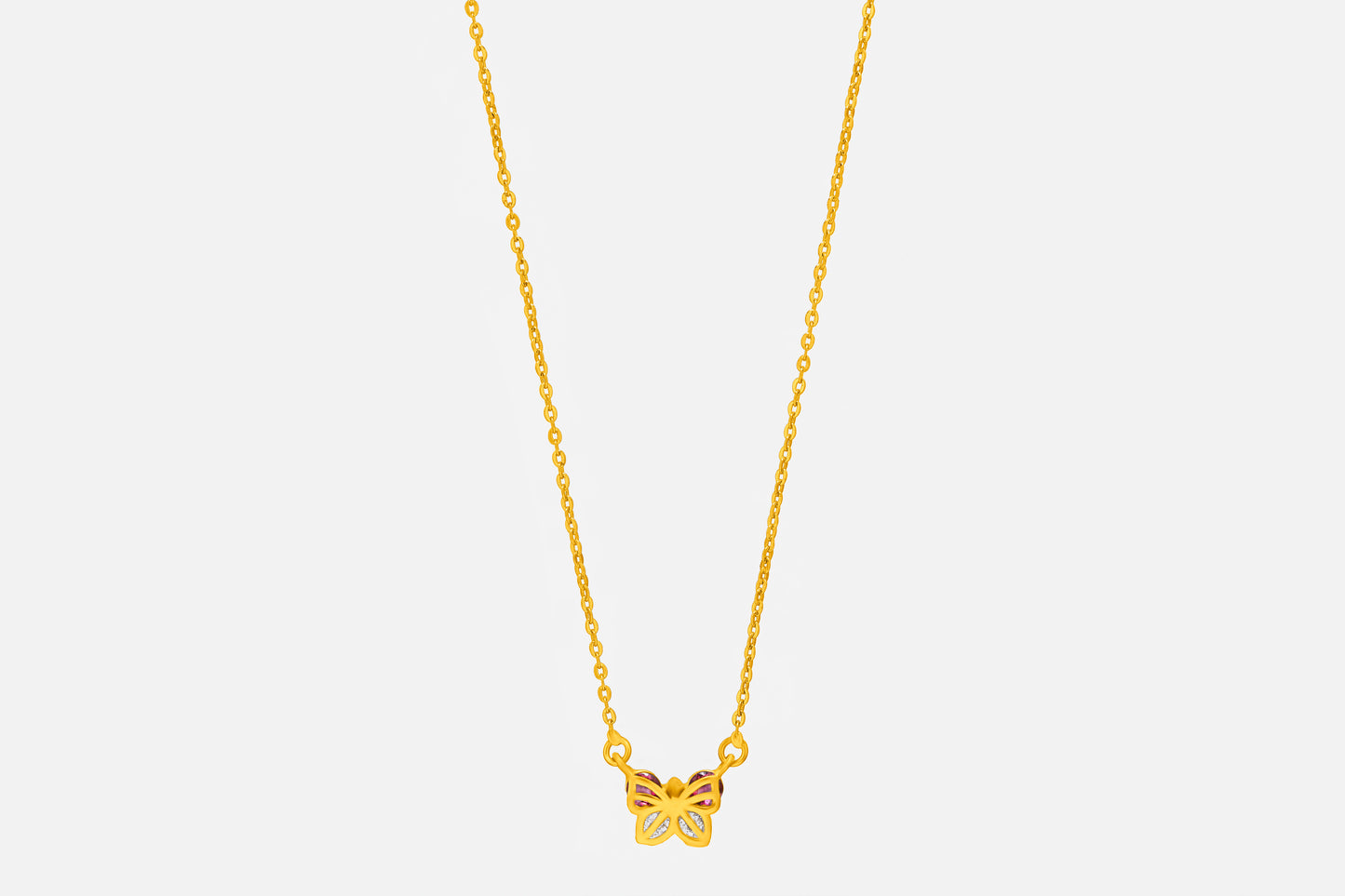 butterfly charm necklace