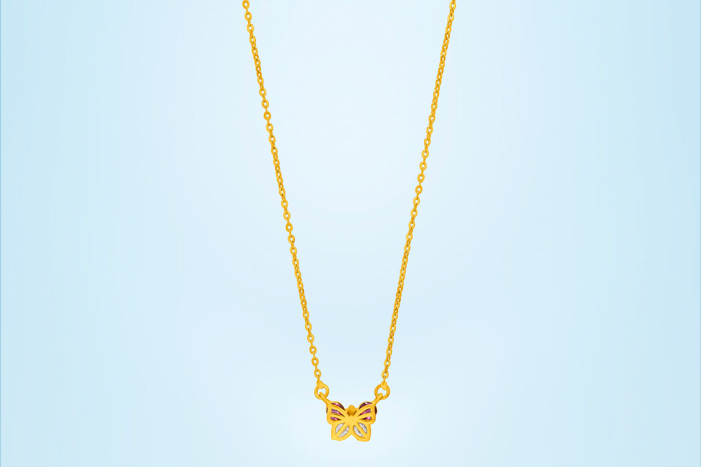 butterfly charm necklace