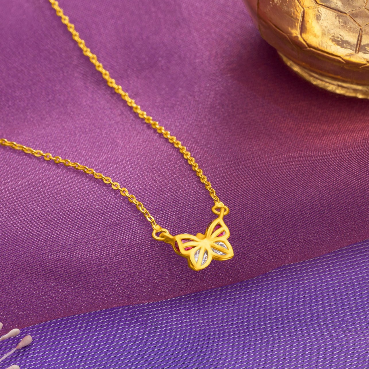 butterfly charm necklace