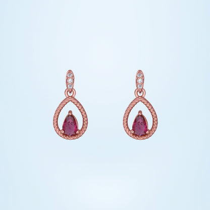 Pair of Red Earrings