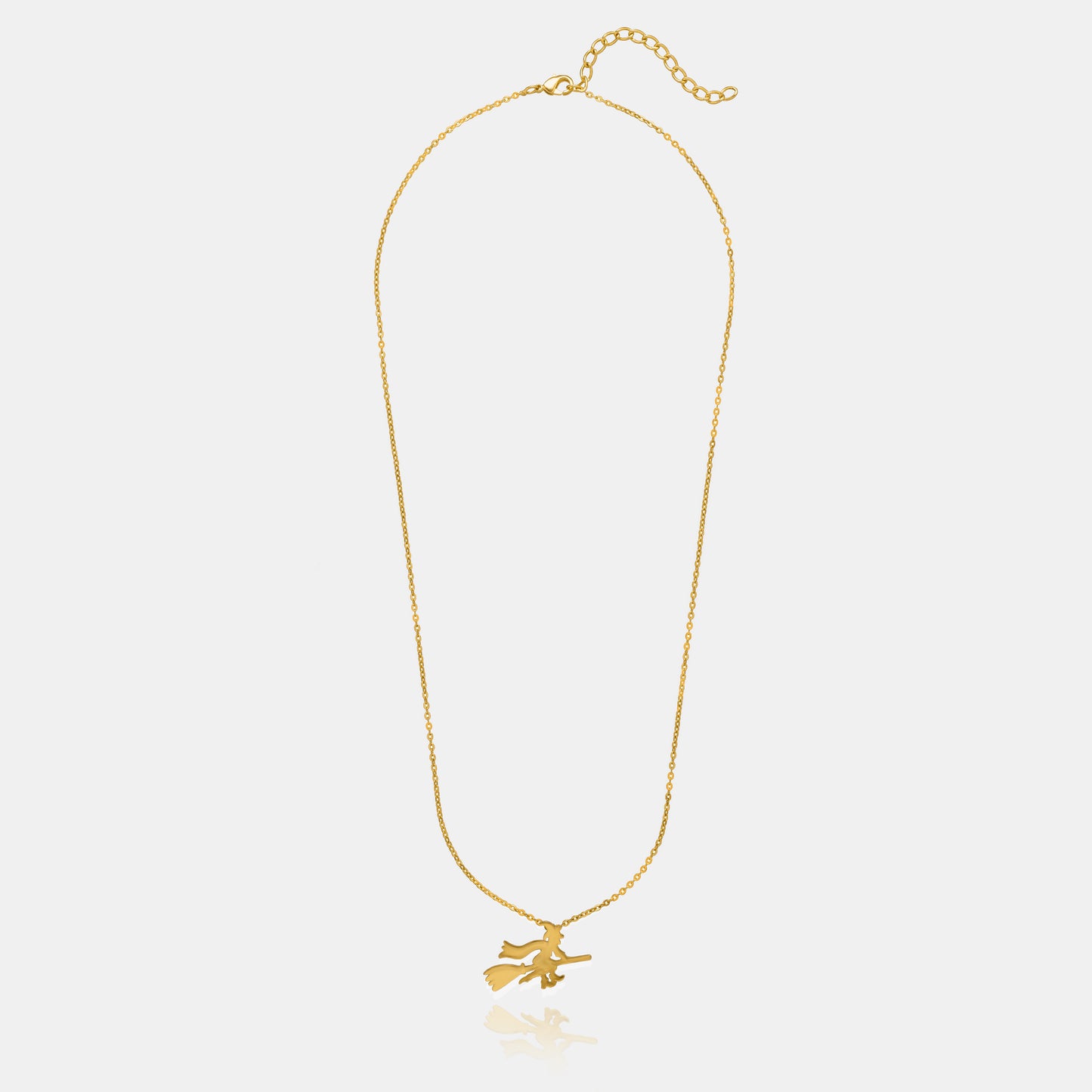 channeling your inner witch with this magical golden necklace