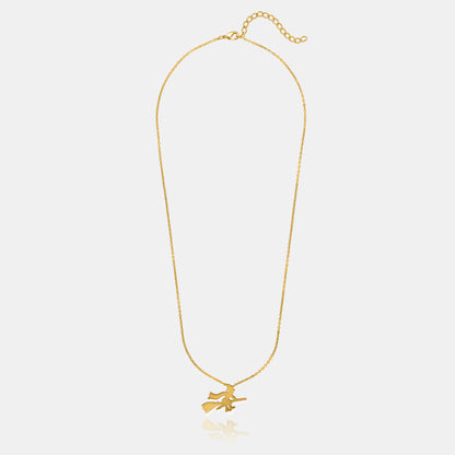 Channeling Your Inner Witch with this Magical Golden Necklace