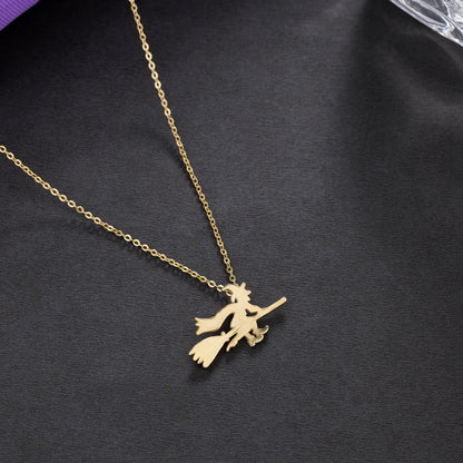 Channeling Your Inner Witch with this Magical Golden Necklace