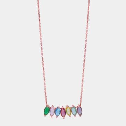 Necklace With Colorful Stones