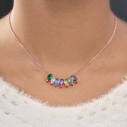 Necklace With Colorful Stones