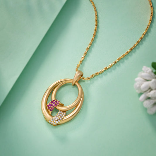 Eegance of this Exquisite Golden Pendant