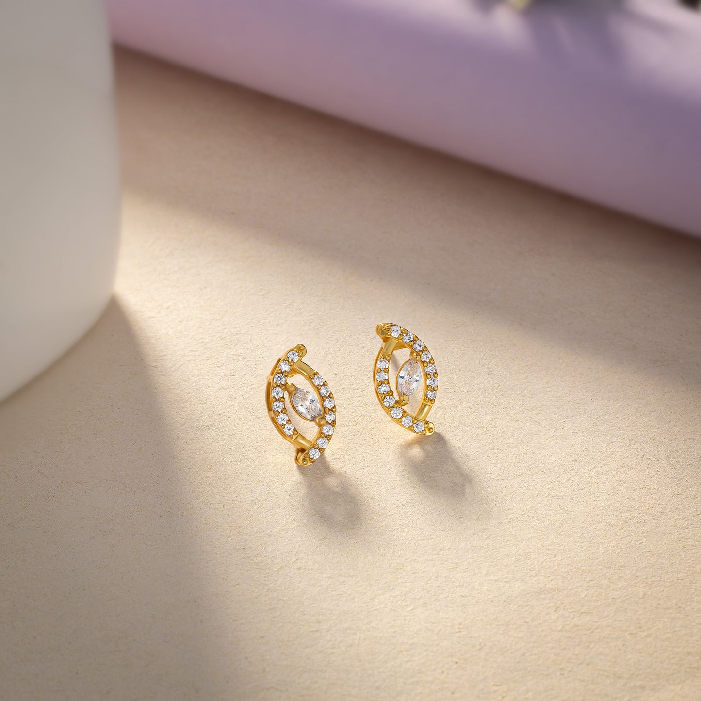 stunning pair of diamond earrings