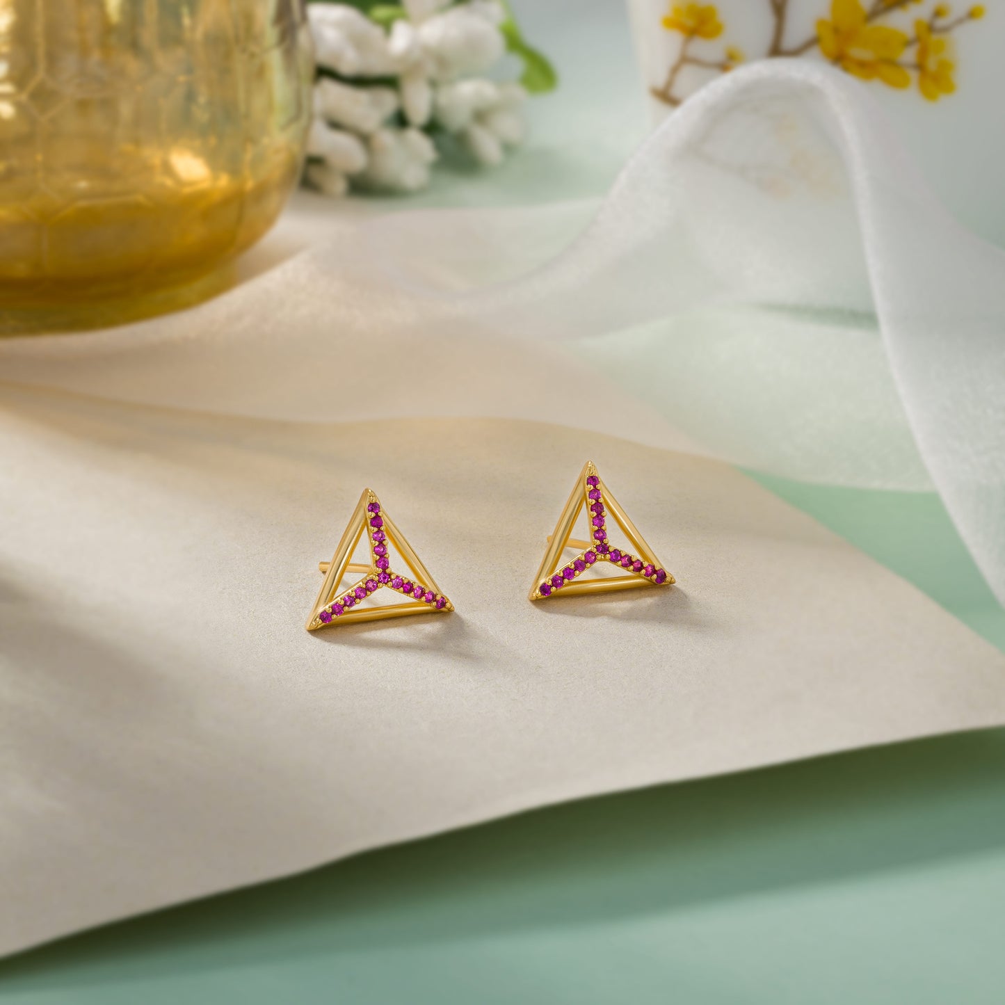 red triad radiance studs