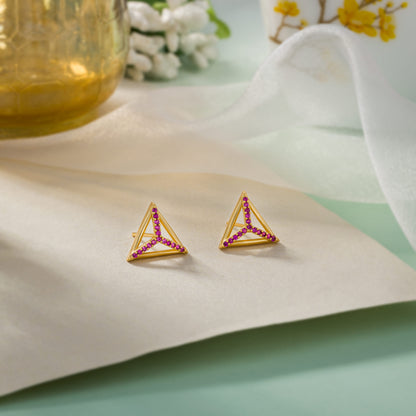 Red Triad Radiance Studs