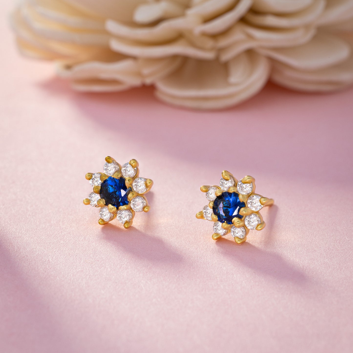 blue blossom radiance stud