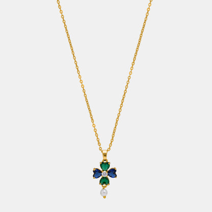 Green  Petal of Harmony Pendant