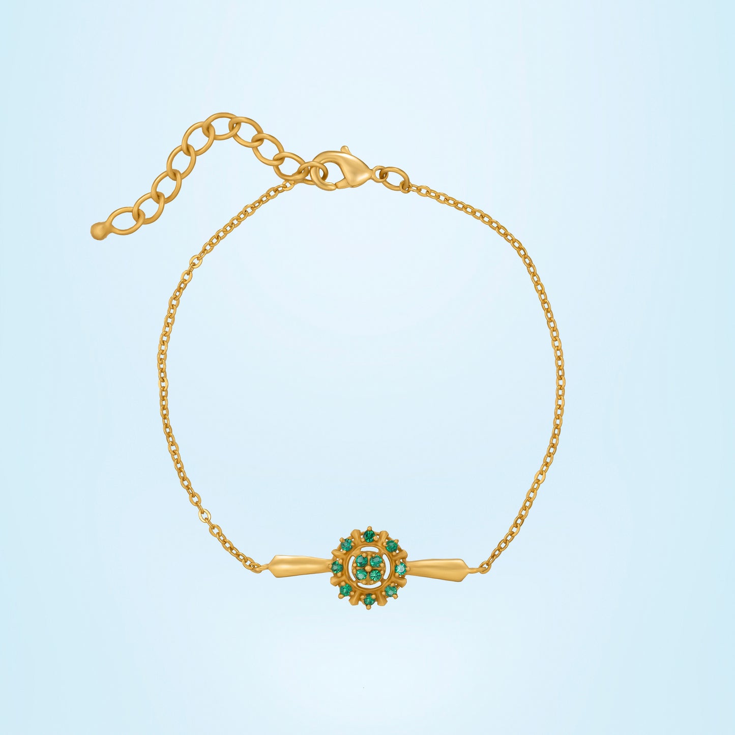 green emerald radiance bracelet