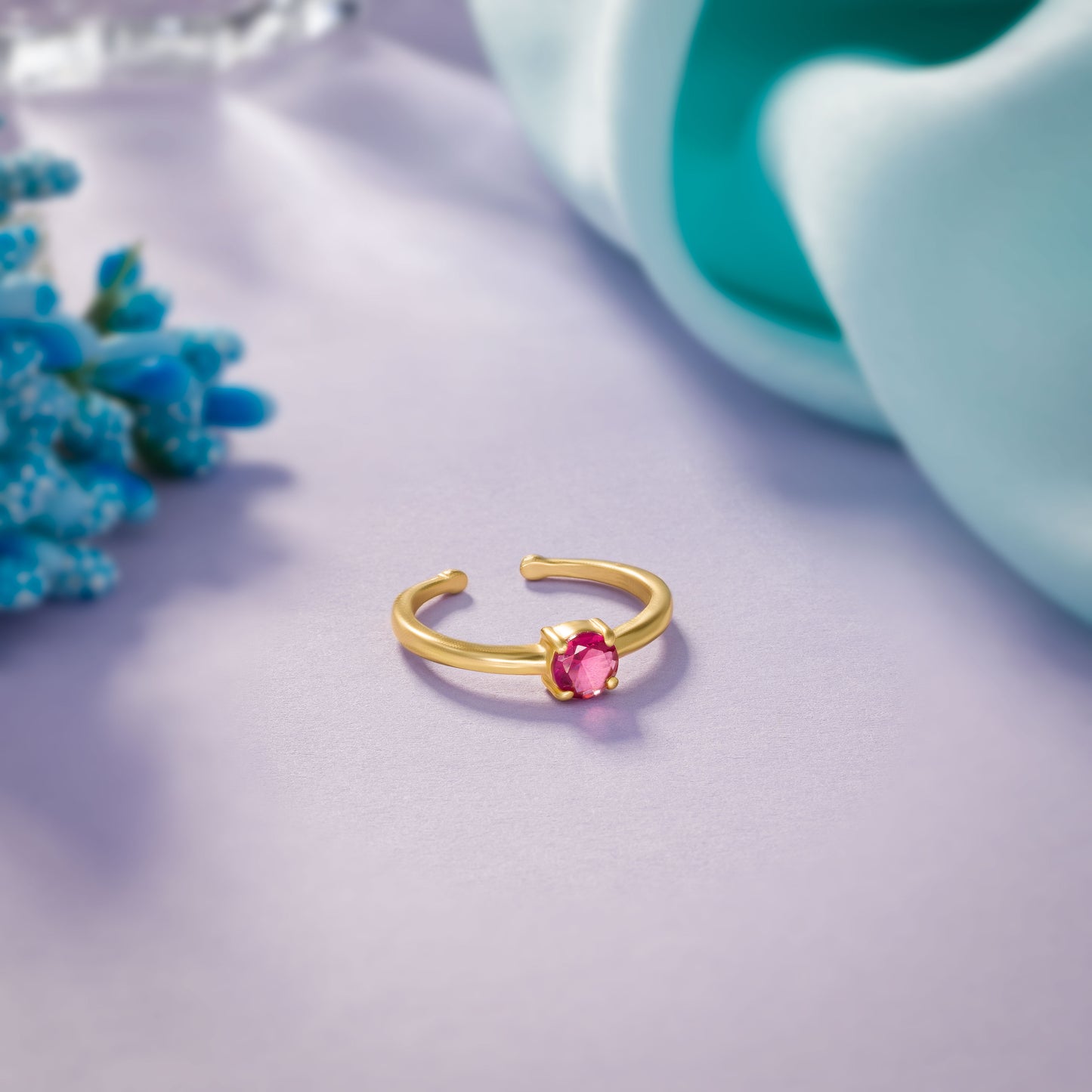 free golden ruby ring with every purchase