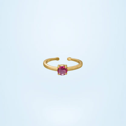 FREE Golden Ruby Ring with Every Purchase