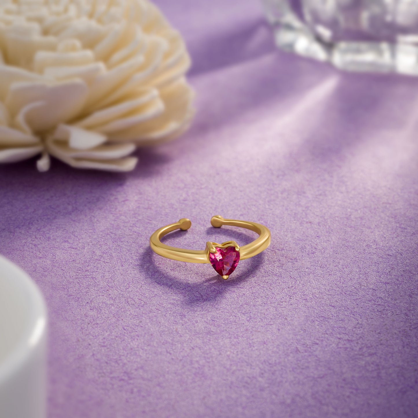 free golden ruby ring in every purchase