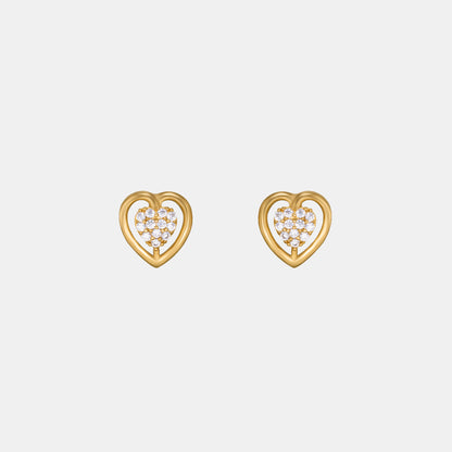 Radiant Heart Studs