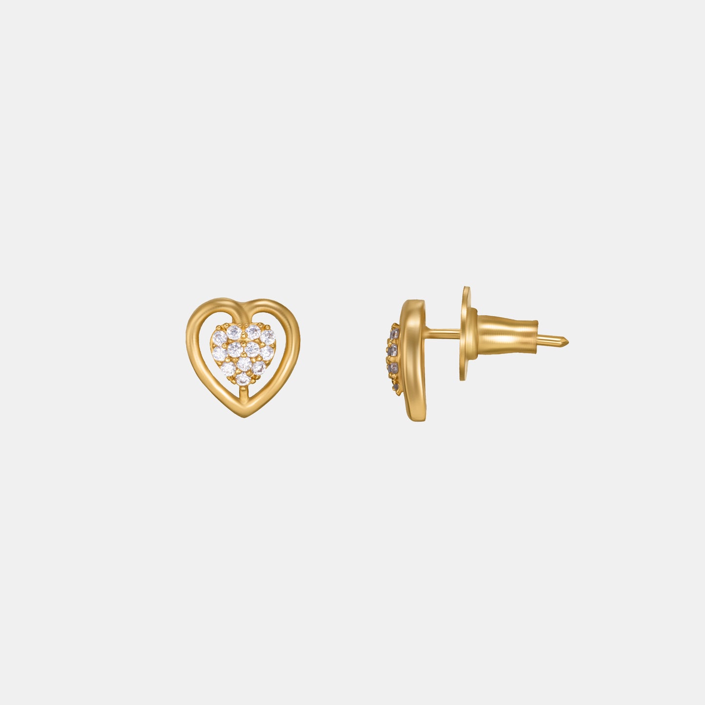 radiant heart studs