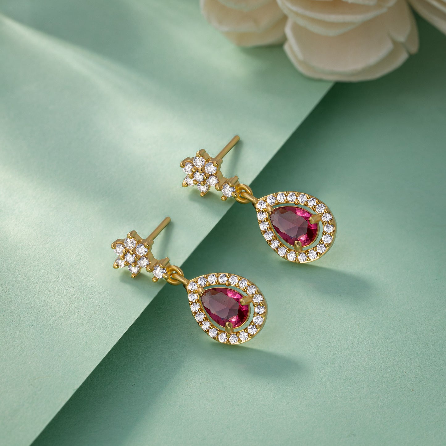 starry blossom earring