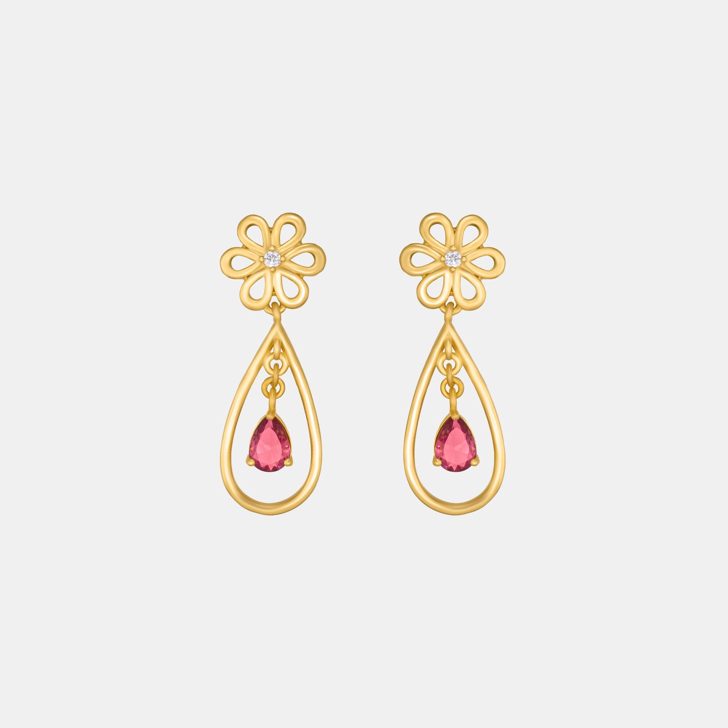 earring_red sone_golden_4