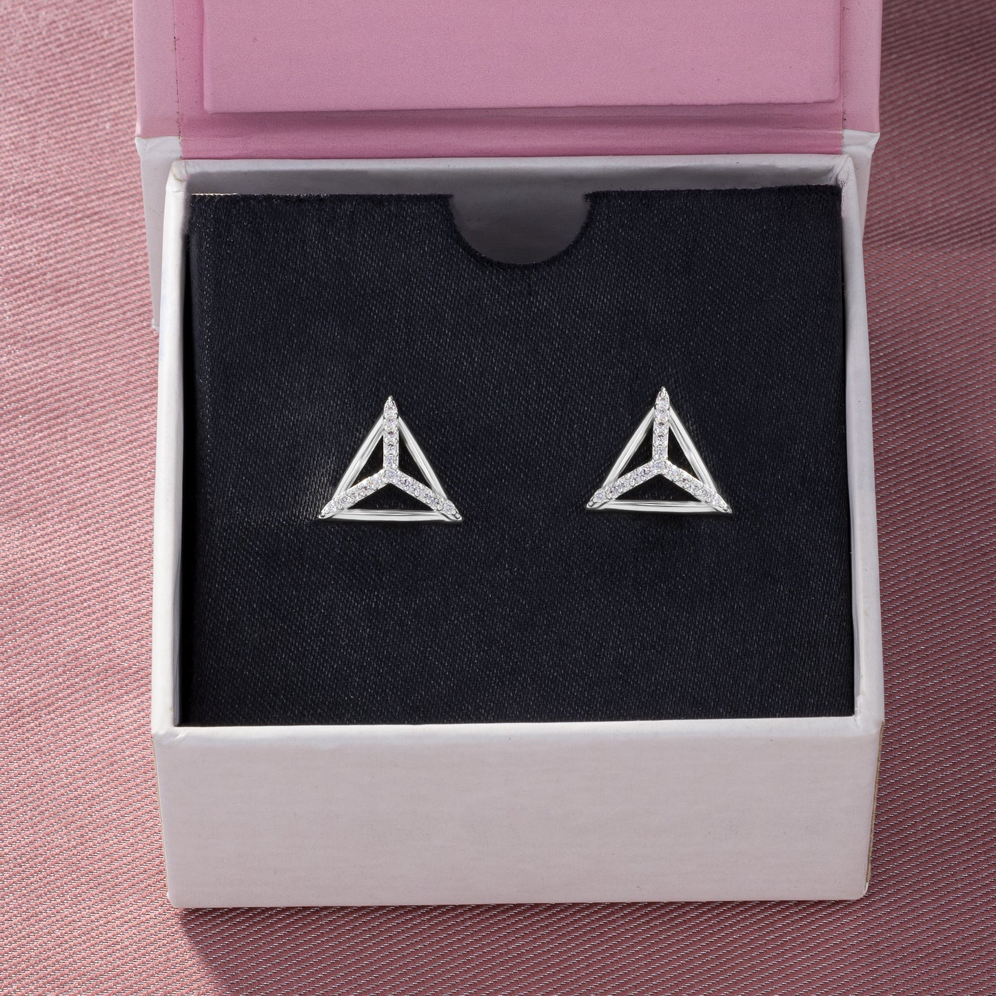 triad silver studs