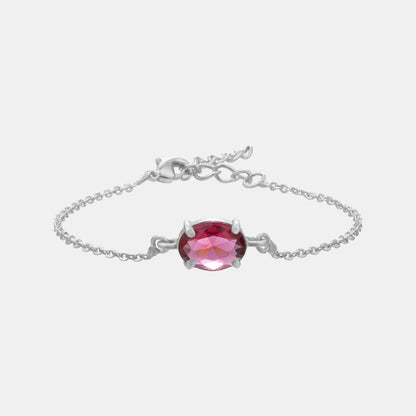 Silver Radiant Rose Bracelet