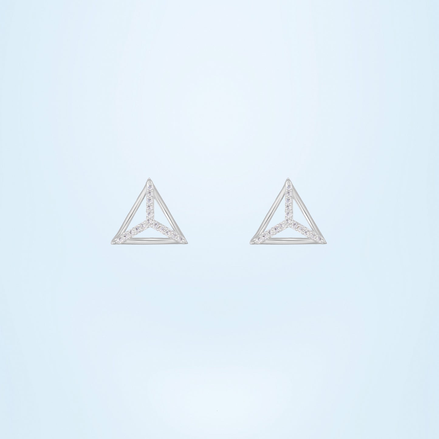 triad silver studs