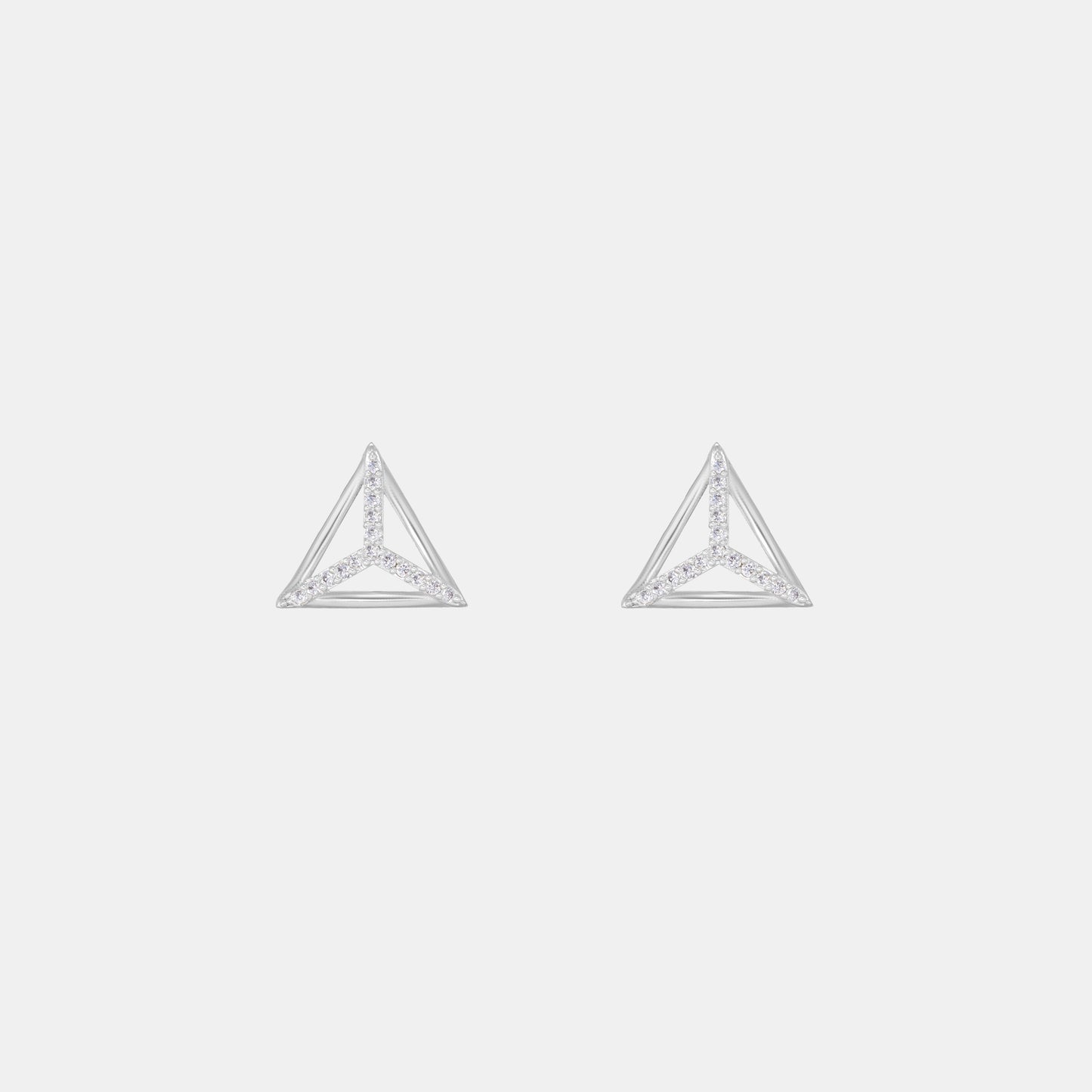 red triad silver studs