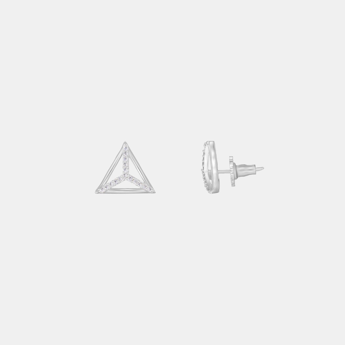 triad silver studs