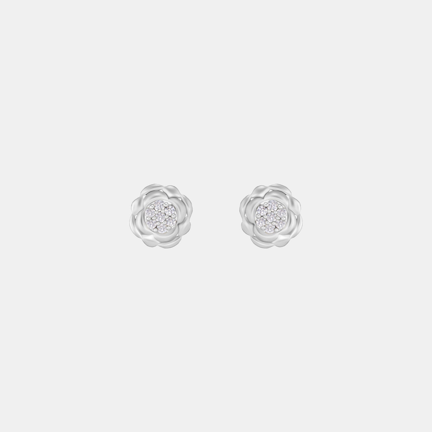 silver blooming studs