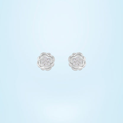 Silver Blooming Studs