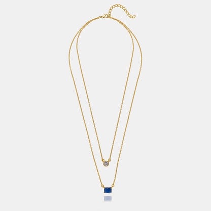 Blue Breeze Double Necklace