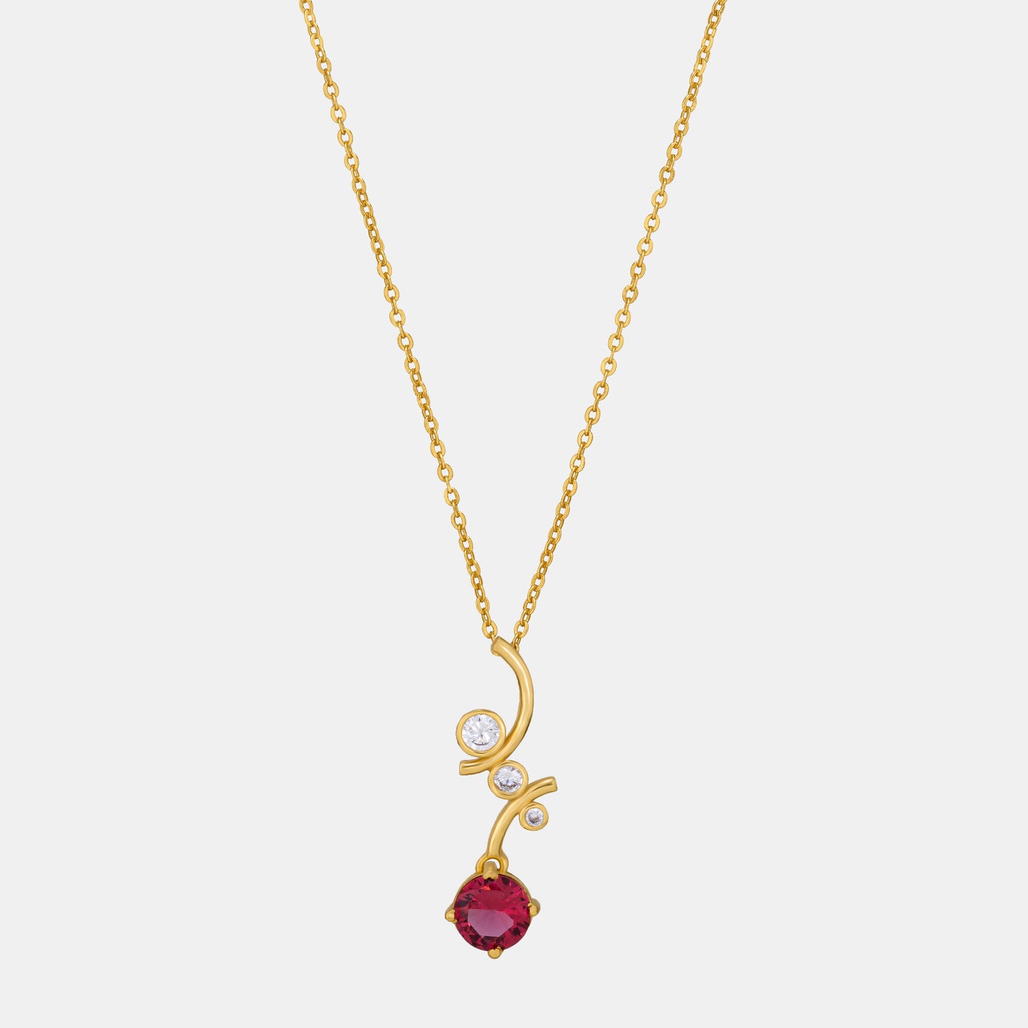 red celestial harmony pendant