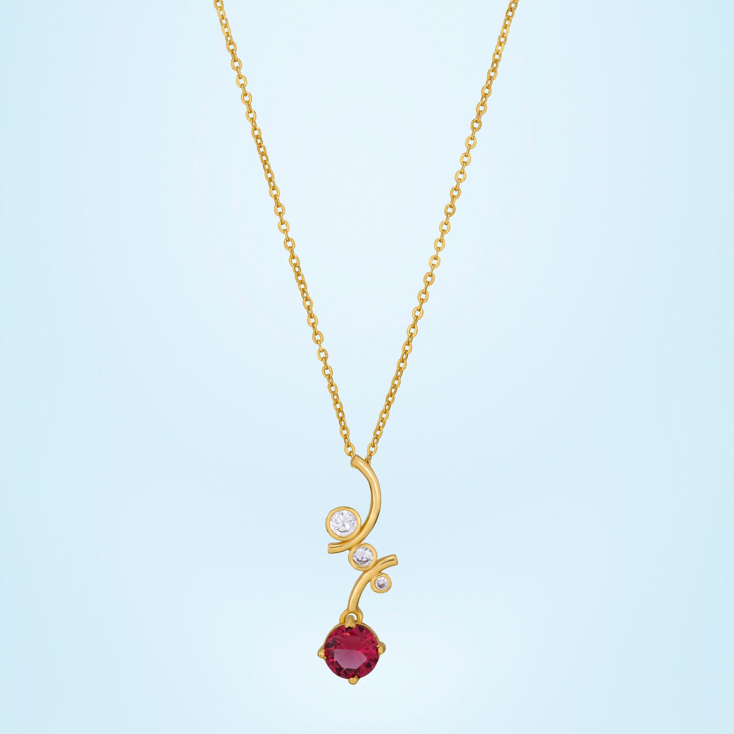 red celestial harmony pendant