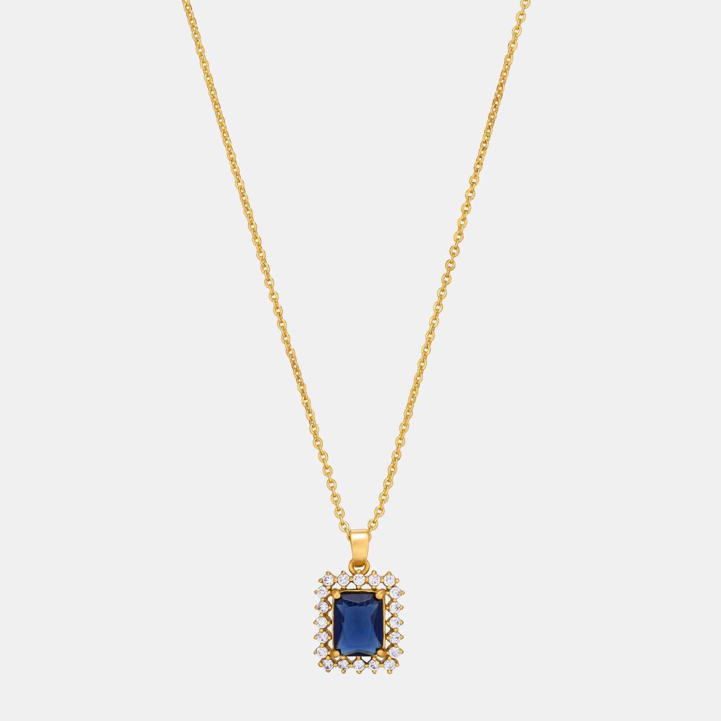 blue royal sapphire pendant