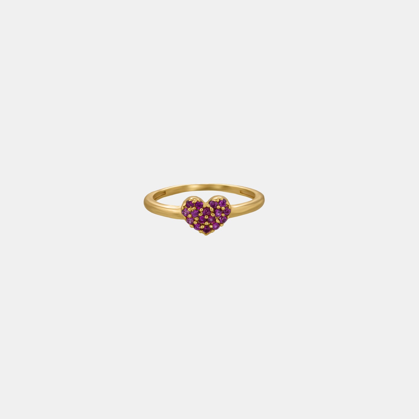 blue heart spark ring